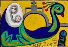 Henry Heerup, "Påfuglemadonna"
