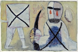 Hans Schärer, Mann mit Dolch