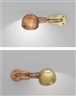 Lauritz Vilhelm Pacht, Pair of wall lights, from the National Broadcasting Building, Copenhagen