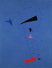 Joan Miró, PEINTURE (ÉTOILE BLEUE)