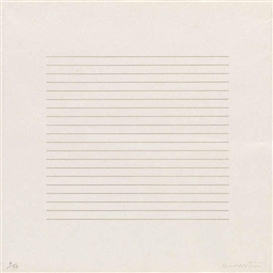 Agnes Martin, On a Clear Day