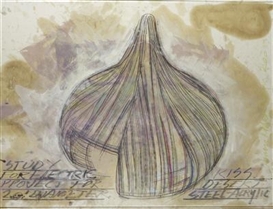 Dennis A. Oppenheim, Study for electric project for 20 Diameter