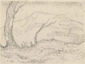Franz Marc, Landschaft, pointillistisch
