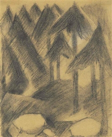 Franz Marc, Bergtannen