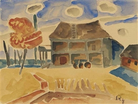 Karl Schmidt-Rottluff, Russiches Dorf