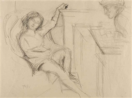 Balthus, La Séance de pose