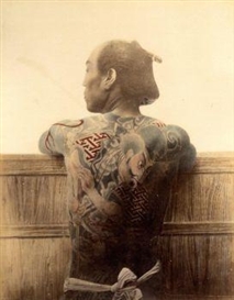 Felice A. Beato, 3 works: Hikkyaku (Schnellläufer bzw. Postbote) and two others