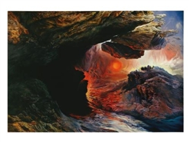 Glenn Brown, The Tragic Conversion of Salvador Dalí (After John Martin)