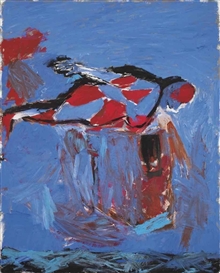 Georg Baselitz, Strandbild 10-Night in Tunisia II (Beach Picture 10-Night in Tunisia II)