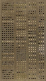 Carl Andre, Flange Blade