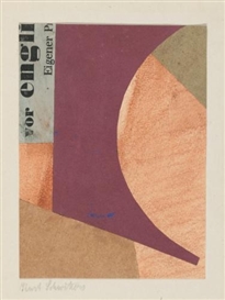 Kurt Schwitters, Ohne Titel (vor engli Eigener P) Untitled (Before engli Own P)