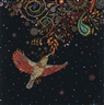 Fred Tomaselli, Study for Hummingbird