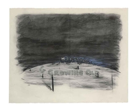William Kentridge, Drawing from "Sobriety, Obesity and Growing Old"