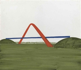 Wilhelm Sasnal, Untitled (A Bridge)