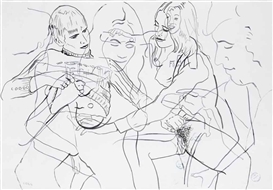Sigmar Polke, Figurenstudie