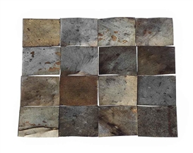 Carl Andre, 16 Tinned Copper Square