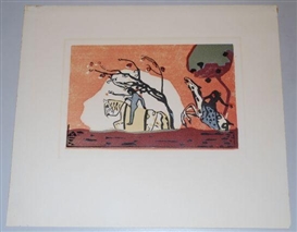 Wassily Kandinsky, Zwei Reiter vor Rot