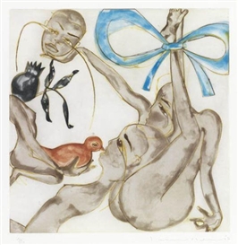 Francesco Clemente, Yellow, Red or Blue