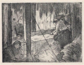 Edgar Degas, Les Blanchisseuses; La Sortie du Bain