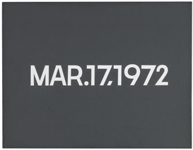 On Kawara, MAR. 17, 1972