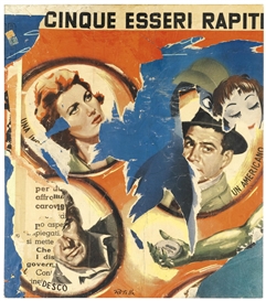 Mimmo Rotella, CINQUE ESSERI RAPITI