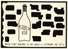 Marcel Broodthaers, MUSEE D'ART MODERNE, DT DES AIGLES, S. LITTERAIRE FIG. 1ET 2