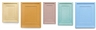 Allan McCollum, SURROGATES IN COLOR #8727: 5 WORKS