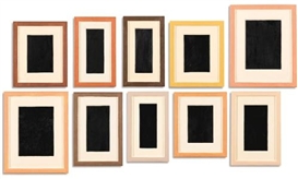 Allan McCollum, TEN PLASTER SURROGATES: 10 WORKS