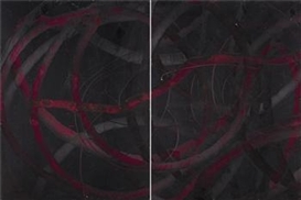 Aaron Young, Arc Light (Moscow, diptych)