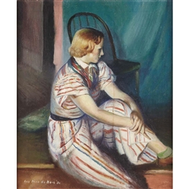 Guy Pène du Bois, Martha in Pajamas