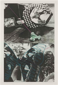 John Baldessari, Looking While Catching and Holding (Frog and Butterfly), from Fairy Tale Series (Coplan-Hurowitz 19)