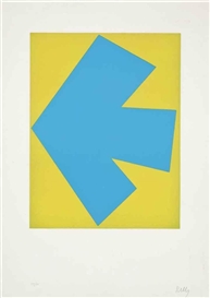 Ellsworth Kelly, Blue over Green (A. 26)