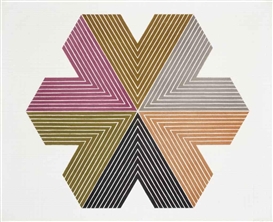 Frank Stella, Star of Persia I (A. 1)