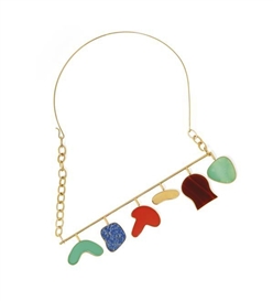 Meret Oppenheim, Collier surréaliste en or jaune, prototype