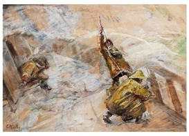 Christian Krohg, Severe weather