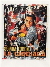 Mimmo Rotella, Sophia Loren - La Ciociara
