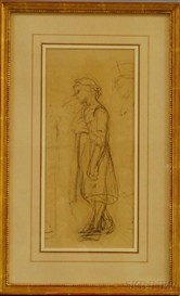 William Morris Hunt, Sketch of a Girl