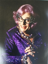 Lewis Morley, Barry Humphries and Friends (Barry, Edna, Les, Sandy) & An unsigned photograph depicting Dame Edna Everage: 5 Works