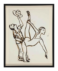 Nicole Eisenman, Untitled (Dancers)