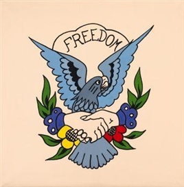 Timm Ulrichs, Tatoo Design ("Freedom")
