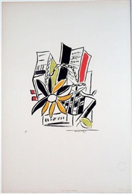 Fernand Léger, Chevreuse (Fleur jaune) 1954
