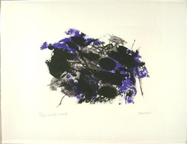 Alfred Manessier, E F in Violett 27 1975