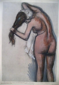 Edgar Degas, Bather