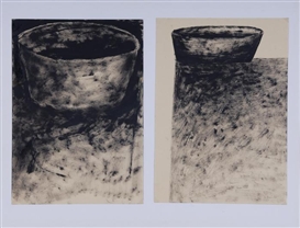 Alois Lichtsteiner, Two works: Diptych; Untitled
