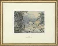 Julius Caesar Ibbetson, DYLAS FALLS AND MILL, WALES