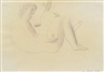 Walter Wörn, Recumbent male nude