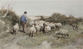 Anton Mauve, A shepherd and his flock