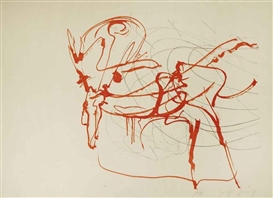 Joseph Beuys, Untitled - Hirsch und Sonne (from Spur I) (Schellmann 110)