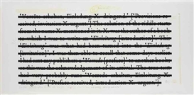 Joseph Kosuth, Drawing for Zero & Not