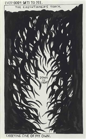 Raymond Pettibon, Untitled (Down In Front!)